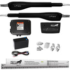 Mighty Mule MM572W HD Dual Arm Gate Openers 12 V Wireless AC/Battery Powered Automatic Gate Opener