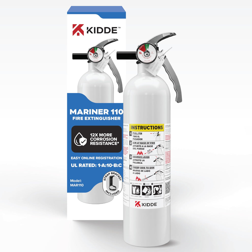 Kidde Fire Extinguisher for Boats, Single-Use 1A10BC, 2 Pack