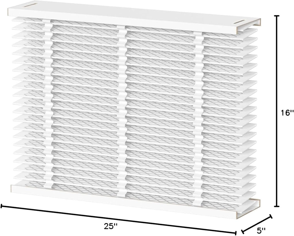 EXPXXFIL0016 Merv 13 16x25 Filter Media Compatible with Bryant/Carrier EZ-FLEX EXPXXFIL0016 heating and cooling system, Part Number: EXPXXFIL0016, Pack of 2