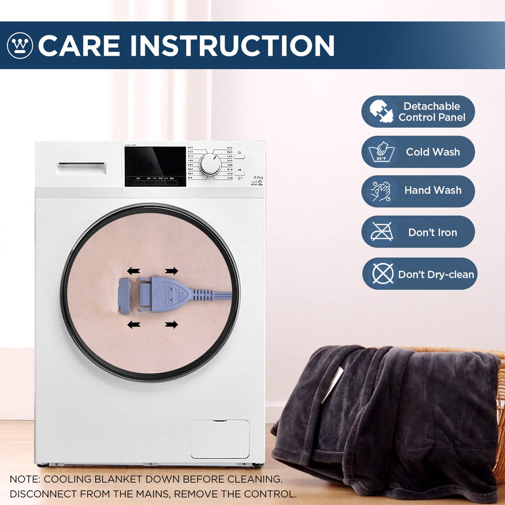 Manta eléctrica Westinghouse tamaño Queen, franela súper suave y acogedora 84" x 90" manta calefactable con 10 niveles de calentamiento rápido y apagado automático de 1-12 horas, lavable a máquina, certificación ETL y FCC, beige