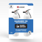 Kidde Fire Extinguisher for Boats, Single-Use 1A10BC, 2 Pack