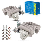 PHILTOP 18B5046 18B5047 Rear Disc Brake Caliper Assembly Fit for 2007-2017 Jeep Wrangler, 2008-2012 Jeep Liberty, 2007-2011 Dodge Nitro, 2018 Jeep Wrangler JK