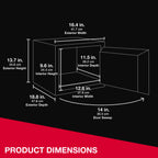 SentrySafe Fireproof and Waterproof Large Safe with Digital Keypad, Override Key, and Adjustable Shelf for Home, Dorm, or Office, 0.81 Cubic Feet, FPW082HSB