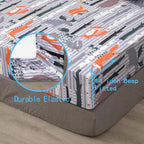 ست ملحفه کودکان یونیکورن صورتی JSD، سایز تویین، ۳ تکه، ملحفه‌های رختخواب میکروفایبر چاپ شده با طرح رنگین کمان برای دختران، جیب عمیق