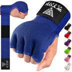 WYOX Gel Boxing Hand Wraps Inner Gloves for Men & Women – 80cm Quick Wrist Strap, Padded Knuckle Support, Fingerless MMA Muay Thai Kickboxing Wraps for Training, Punching & Martial Arts