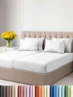 King 6 Piece Sheet Set - Breathable & Cooling Bed Sheets - Hotel Luxury Bed Sheets for Women, Men, Kids & Teens - Comfy Bedding with Deep Pockets & Easy Fit - Soft and Wrinkle Free - King White Sheets