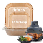 Small Air Fryer Liners for Cosori 2.1qt Air Fryer, Mini Air Fryer Liners Disposable 2 2.1 2.6 3QT, 5.5 Inch Air Fryer Liners
