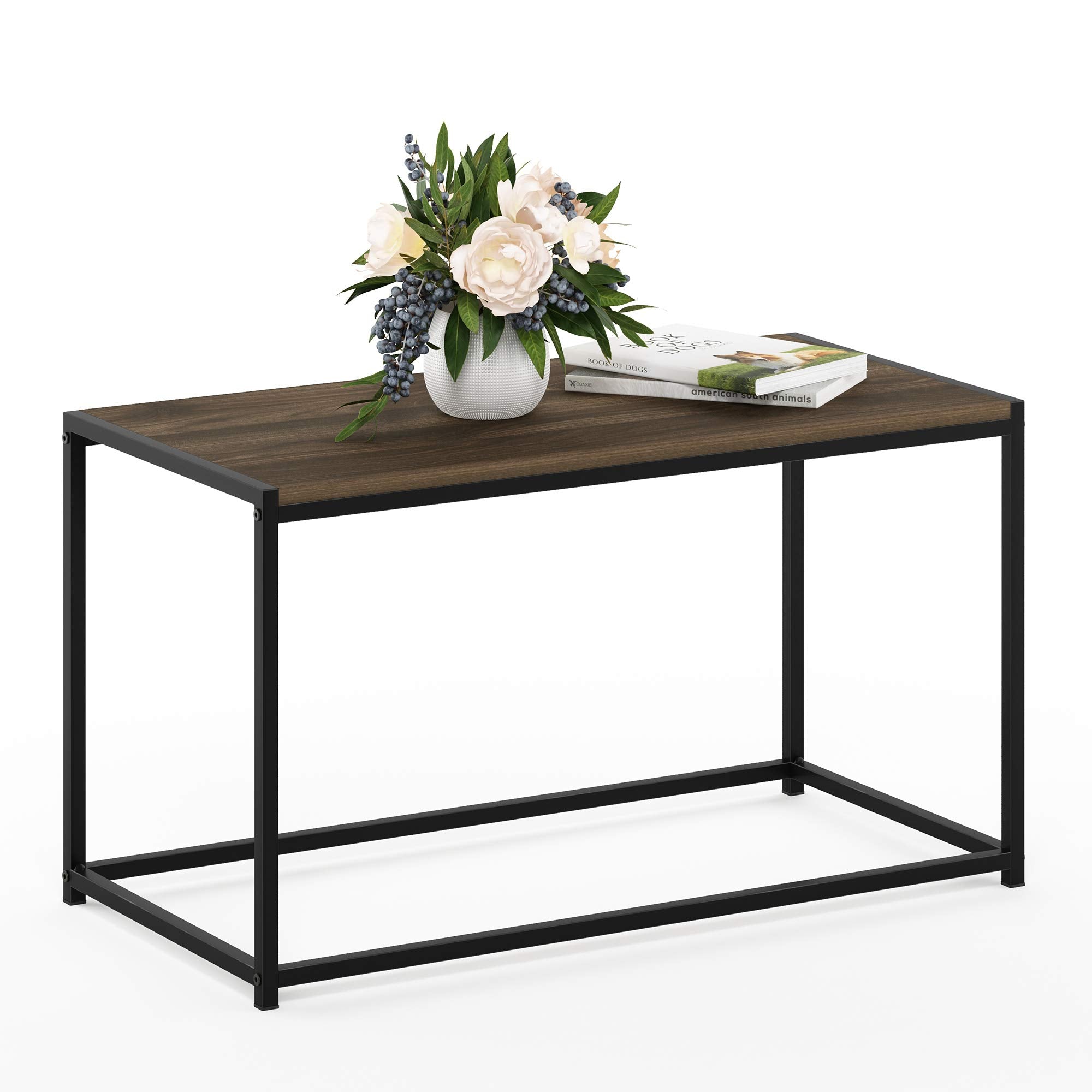 Furinno Camus Modern Living Room Coffee Table with 2 End Tables Set, French Oak Grey