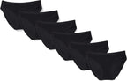 Amazon Essentials Women's Cotton Bikini Brief Underwear (Available in Plus Size), Multipacks