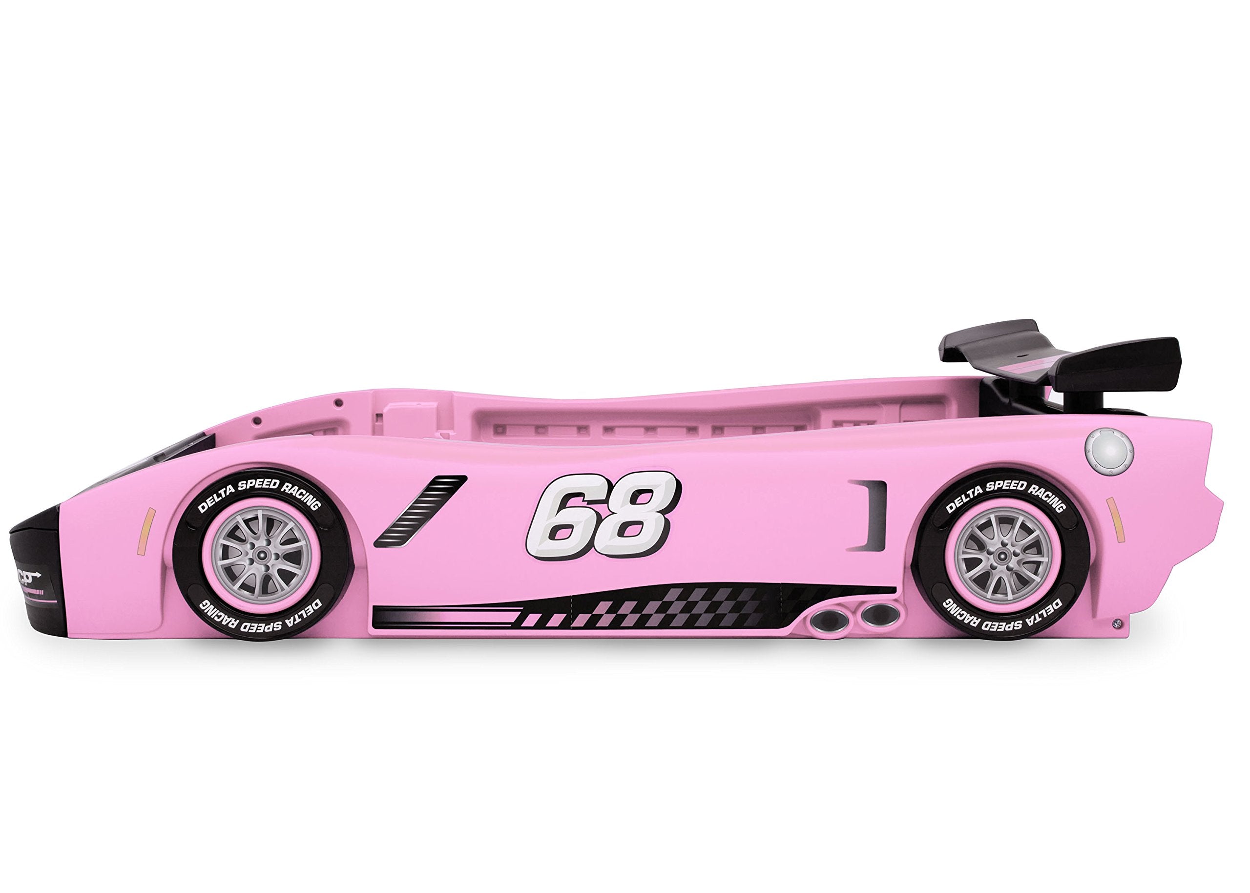 Lit jumeau Delta Children Turbo Race Car, rose