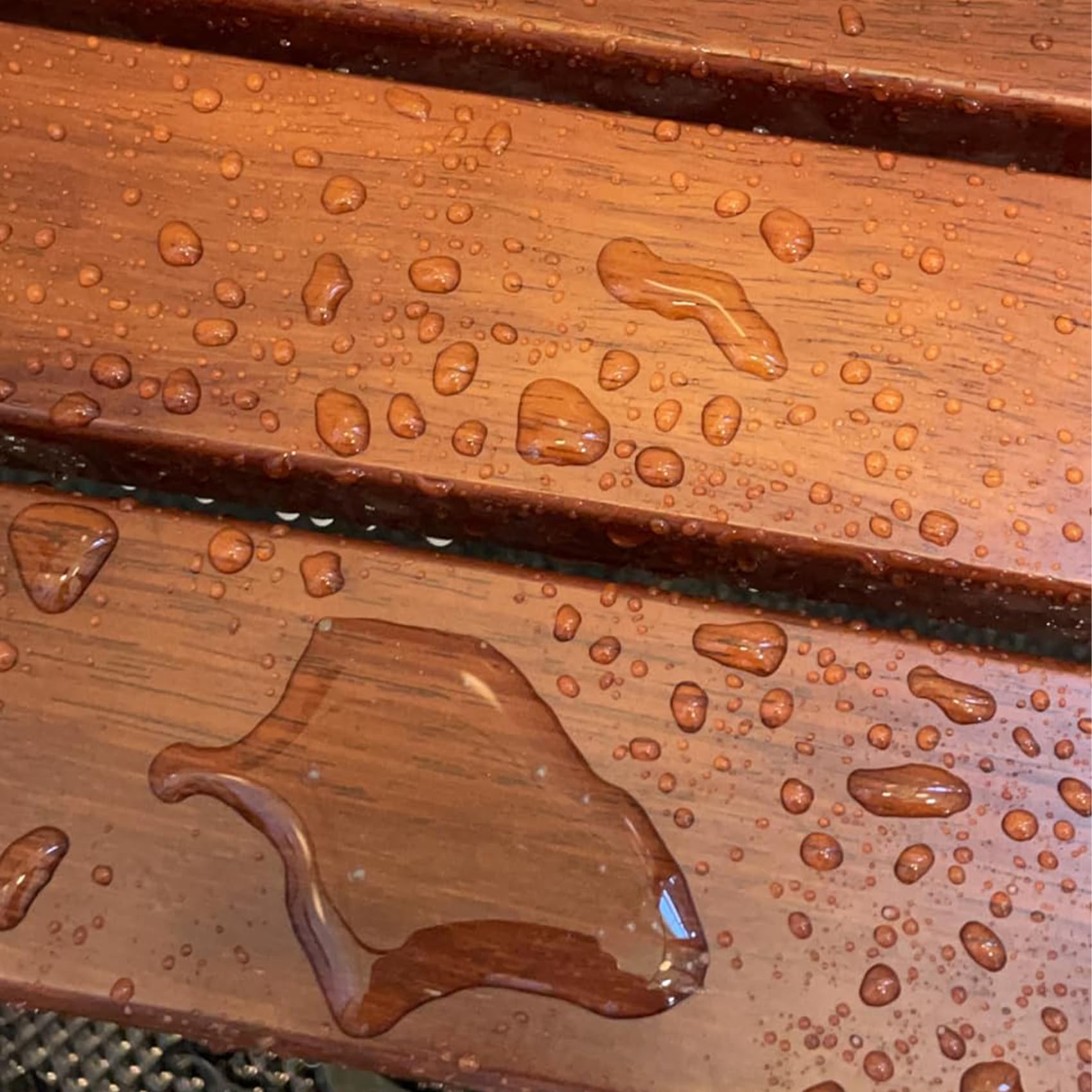 Aowoil 20" Folding Teak Shower Seat Wall Mounted - ADA Compliant Foldable Shower Bench, Natural Solid Teak, 300lb Capacity, Drainage Design - Bathroom Safety Stool for Elderly & Home Care