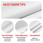 ReWallpaper 17.5in x 23ft Removable Vinyl Faux Beadboard Peel and Stick Prepaste Wallpaper Liner Self Adhesive Contact Paper Faux Wainscoting Panels Peel and Stick Wallpaper for Bathroom Kitchen Walls