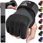 WYOX Gel Boxing Hand Wraps Inner Gloves for Men & Women, 80cm Quick Wrist Straps, Padded Knuckle Protection for Muay Thai Kickboxing, Hand Wraps for Boxing & Martial Arts