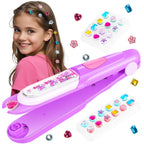 Hair Gem Stamper Kit, Bling Hair Jewels for Girls Toys, Hair Styling Tool with Reusable Shining Diamonds, Birthday Gifts Toys for Girls Ages 3 4 5 6 8-12
