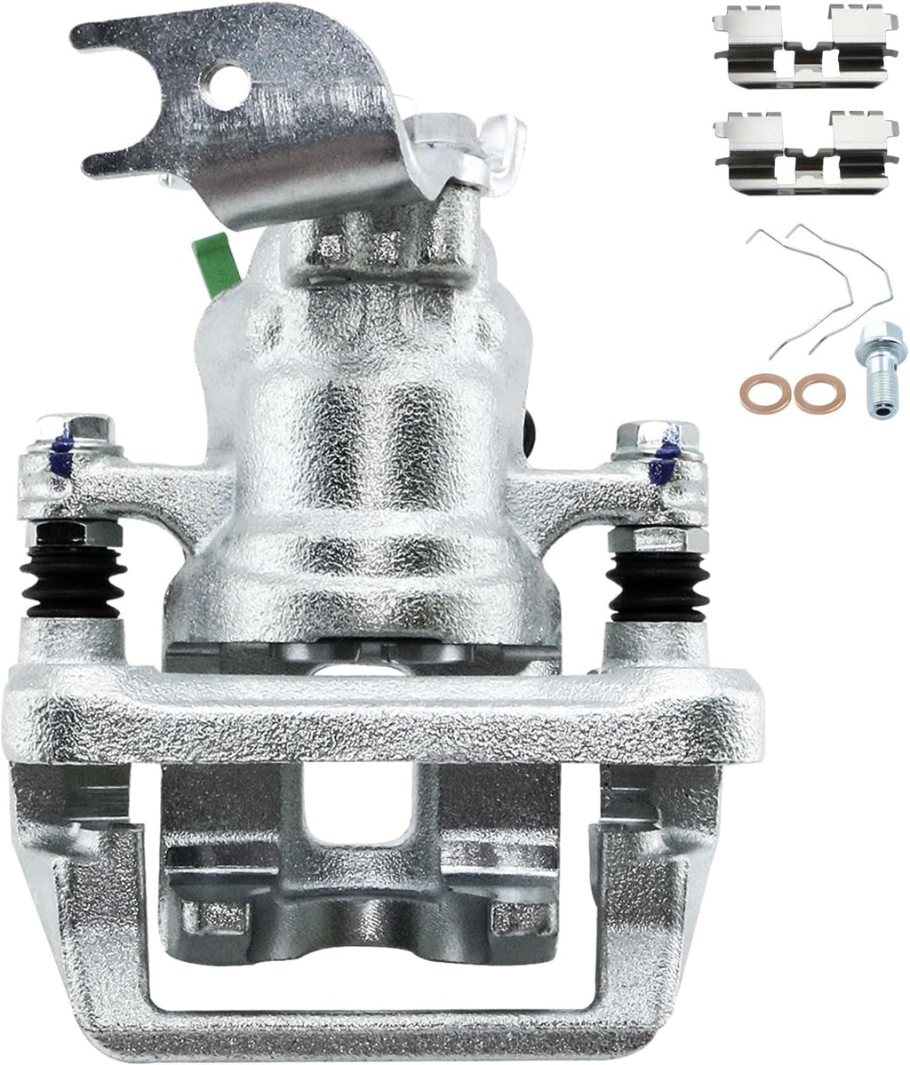 Rear Left Brake Caliper With Bracket Replacement for Honda Accord 2008 2009 2010 2011 2012, ACURA TSX 2009 2010 2011 2012 2013 2014, Rear Driver Side: 19B3359, 19285712, FRC12164, 18FR2716