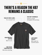 Carhartt Men's Loose Fit Heavyweight Short-Sleeve Pocket T-Shirt (Also Available in Big & Tall)