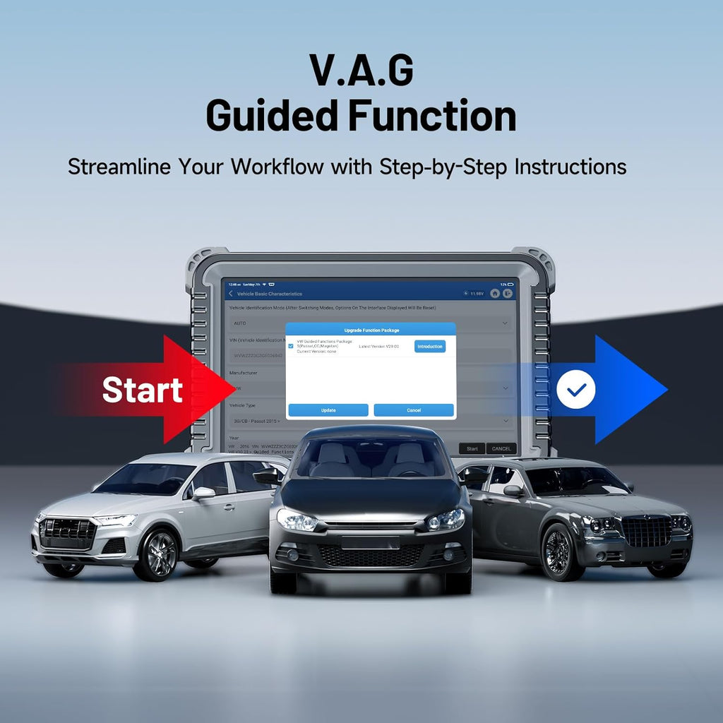 TOPDON Phoenix Plus 2, ECU Coding TOPDON Scanner V2.0, Bidirectional Scan Tool, Topology Map, CANFD, High-End OEM Full System, 42+ Service, FCA SGW AutoAuth, V.A.G Guided, 2 Years Free Update