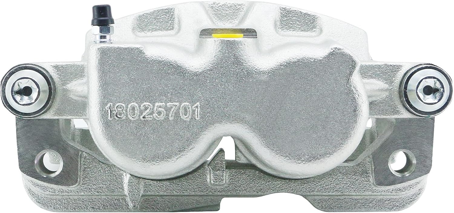 Front Right Brake Caliper with Bracket 18B4728 Replace for 1999-2004 Chevy Silverado 1500, 2000-2006 Tahoe, 1999-2004 GMC Sierra 1500, 4.3/4.8/5.3/6L, 25848000, 19149076, 18040101, FRC11021, 18FR1378