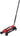 Blackhawk B6350 Black/Red Fast Lift Service Jack - 3.5 Ton Capacity, 28 1/2" L x 13 3/4" W x 6 1/2" H