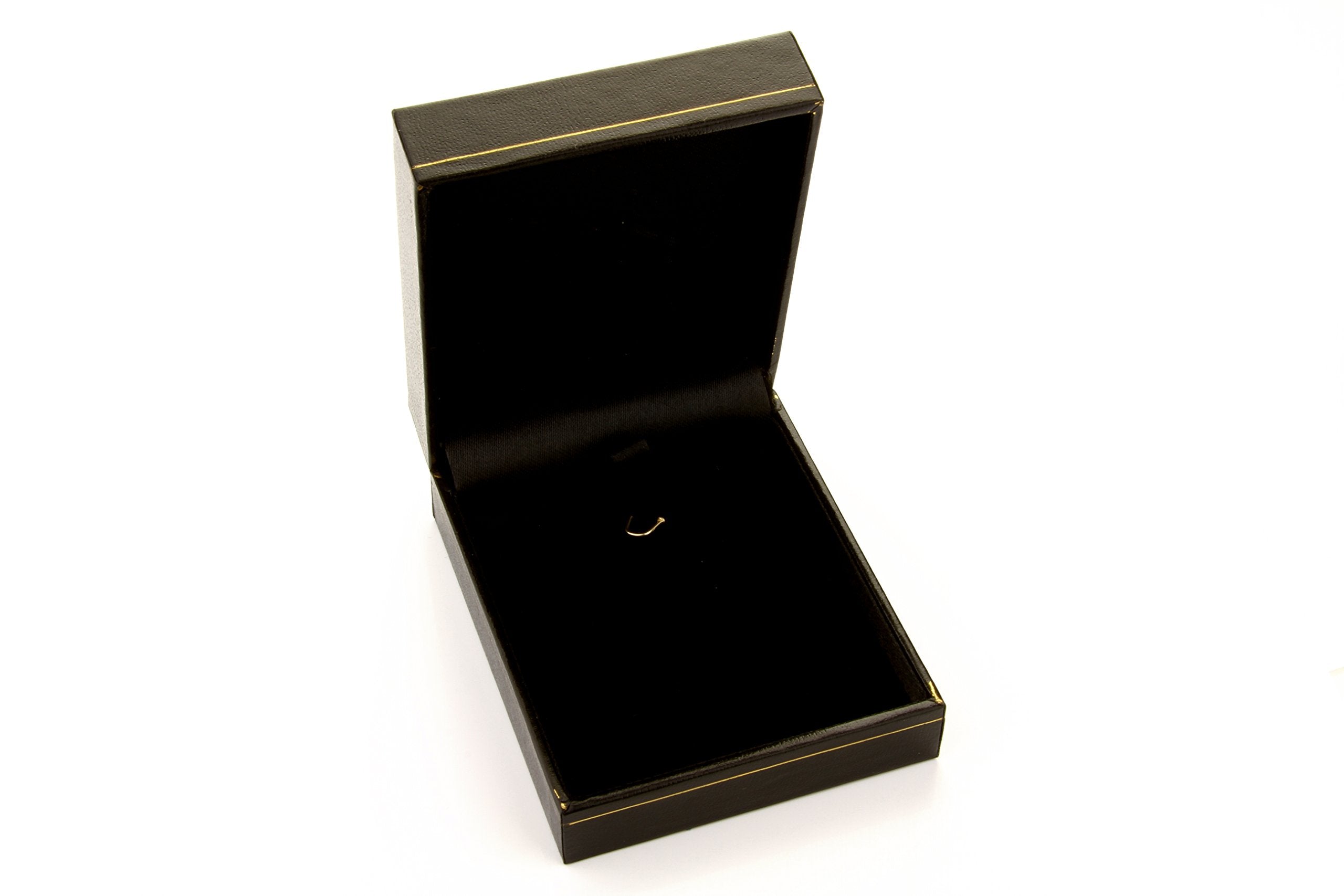 14k ECHTES Gelbgold Massives 0,8 mm Diamantschliff Geflochtene quadratische Weizenkette Halskette mit Karabinerverschluss - 18"