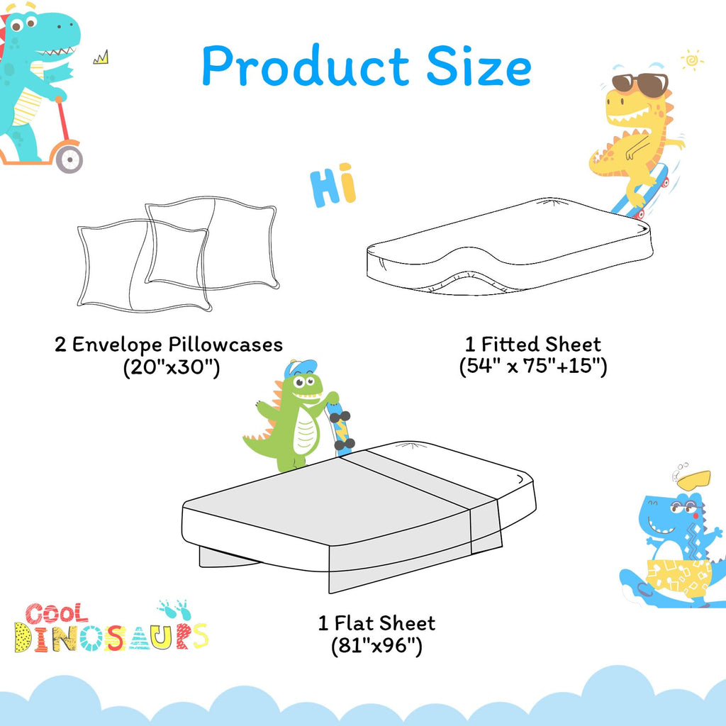 ست ملحفه کودکان یونیکورن صورتی JSD، سایز تویین، ۳ تکه، ملحفه‌های رختخواب میکروفایبر چاپ شده با طرح رنگین کمان برای دختران، جیب عمیق