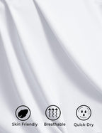 BOOPH Girls Flowy Shorts Athletic Butterfly Shorts Girls with Inner Pockets for Running Tennis White 9-10Y