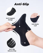 IDEGG No Show Socks Womens and Men Low Cut Ankle Short Anti-slid Athletic Running Novelty Casual Invisible Liner Socks