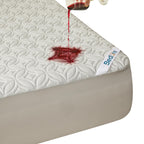 BEDLORE Waterproof Mattress Protector, Queen Size Mattress Pad Noiseless with Deep Pocket 6"-18" Depth, Soft Breathable Dirt-Proof Bed Mattress Cover Washable for Home, Bedroom, Hotel (Gray)