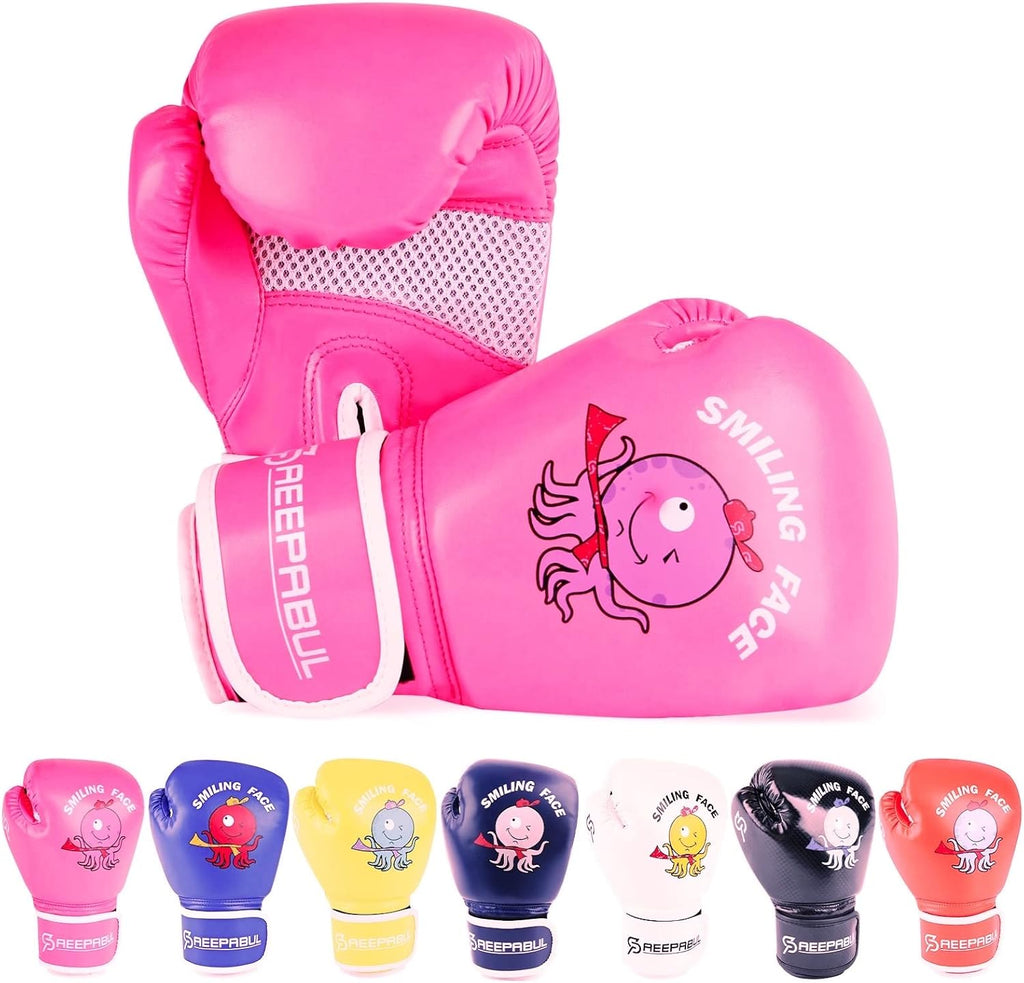 Upgrade Kids Boxing Gloves for 3-8 Year Boys and Girls, Toddler Boxing Gloves for Kids Training, Boxing Gloves Kid Sparring for Punching Bag, Kickboxing, Muay Thai, MMA