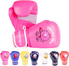 Upgrade Kids Boxing Gloves for 3-8 Year Boys and Girls, Toddler Boxing Gloves for Kids Training, Boxing Gloves Kid Sparring for Punching Bag, Kickboxing, Muay Thai, MMA