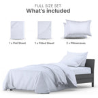 Kids Princess Full 4 Piece Sheet Set - Boys, Girls, Teens, Toddler - Easy Fit Deep Pockets - Breathable, Hotel Quality Bedding Sheets - Machine Washable - Wrinkle Free - Cute, Cozy, Soft - CGK Linens