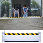 Metal Reusable Removable Flood Gate, Flood Preventing Barrier for Subways Garage, Thick Aluminum Flooding Water Barrier with Reflective Stickers, Length Customized(H-5.2ft(1.6m),L-8ft(2.44m))