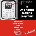 Instant Pot Duo Plus 9-in-1 Electric Pressure Cooker, Slow Cooker, Rice Cooker, Steamer, Sauté, Yogurt Maker, Warmer & Sterilizer, Includes App With Over 800 Recipes, Stainless Steel, 3 Quart