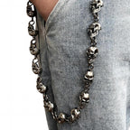 PINKPIN Trouser Chains for Men Pants Chain Jean Chains Belt Chain Biker Wallet Chain Skull Pants Chains for Men Biker Chain Punk Heavy Skull Goth Accessories