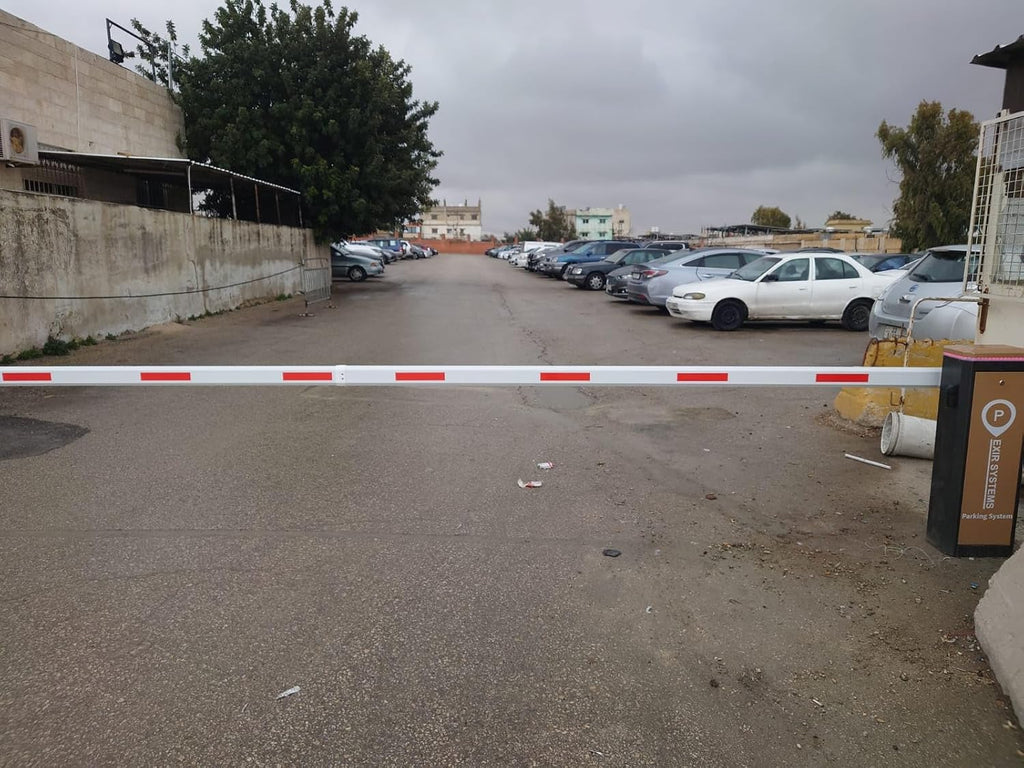 Automatic Gate Barrier High Intensity Usage, DC Brushless Technology, 100W, 16 feet Compact Telescopic Arm, Built in LED, Remote Control up to 100 feet, Easy Installation, US Version