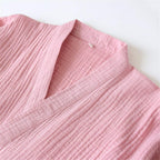 Shanghai Story Japanese Style Two-Piece Suit Cotton Bathrobe Pajamas Kimono Bathrobes Sleepwear for Women