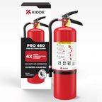 Kidde Commercial-Grade Fire Extinguisher for Office, Schools, Rechargeable, 2A10BC, 2 Pack