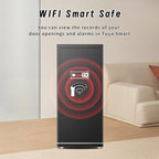 [2025 New Wifi Smart Safe]FABAO 17.5 Cu.Ft.Extra Large Home Safe,Heavy Duty Digital Security Safe with Built-In Drawer and Removable Shelves,Waterproof and Fireproof Safe for Home Hotel Office