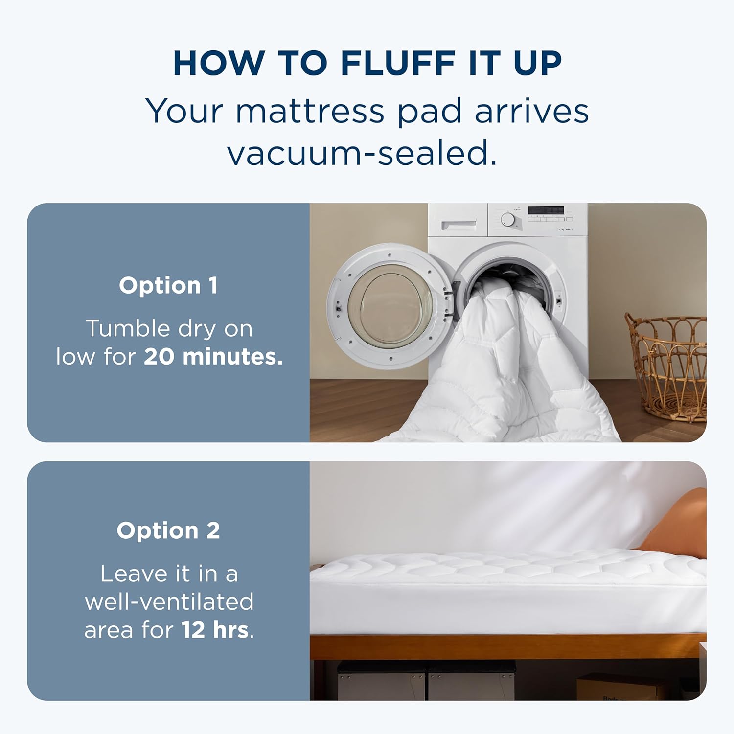 Bedsure Twin XL Mattress Pad - Soft Mattress Topper for College Dorm Room Essentials, Extra Long Twin Quilted Fitted Bed Cover Protector with 8-21 Inches Deep Pocket, Washable, White, 39x80 Inches