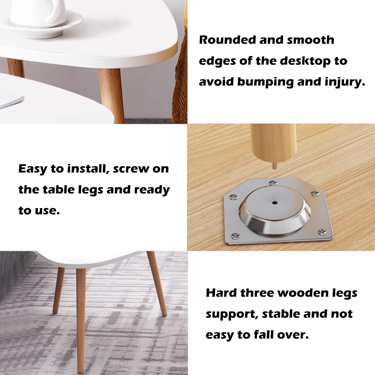 Small Coffee Nesting Table Luxury Blue Marble Gold Abstract Texture Indigo Ocean Blue marbling Modern Minimalist Side Table Triangle End Tea Table Center Table Set of 2Living Room Bedroom