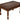 Rectangular Wooden Coffee Table, Modern Wooden Coffee Table, Center Tables, Entryway Table, Living Room Table for Magazines, Books, and Plants - 36x18 Inch Burnt