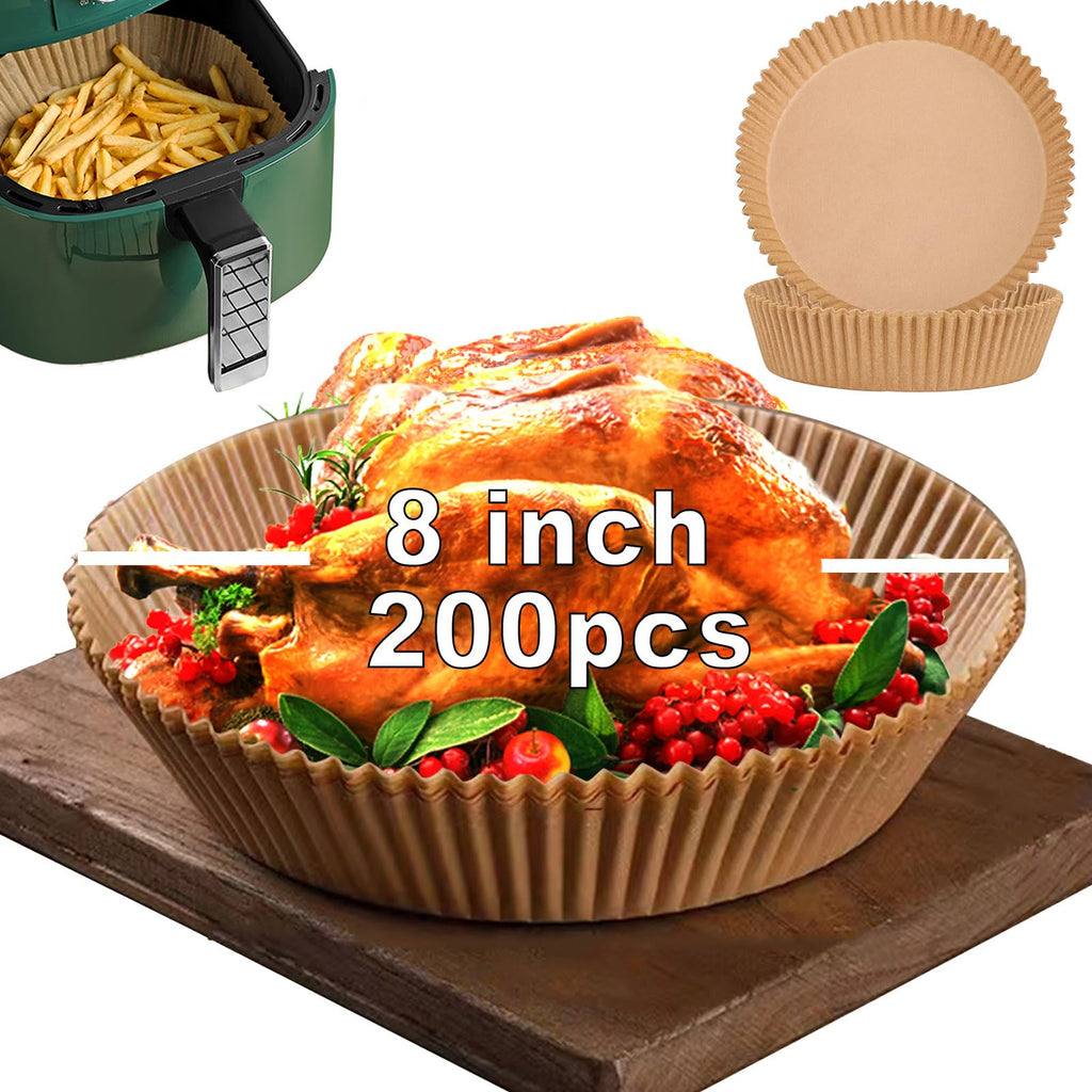 Small Air Fryer Liners for Cosori 2.1qt Air Fryer, Mini Air Fryer Liners Disposable 2 2.1 2.6 3QT, 5.5 Inch Air Fryer Liners
