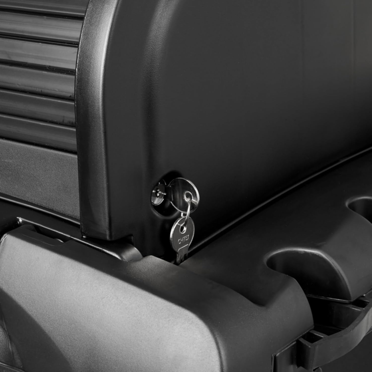 Rubbermaid Commercial High Security Housekeeping Janitorial Cart with Wheels, Yellow Vinyl Bag, Locking Hood and Cabinets for Commercial Facility/Hotel/Stadium/School/Office