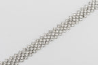 INOGIH Silver Rhinestone-Waist-Chain-Belt Formal Dress Belt Diamond Bling Wedding Bridal Belt for Women