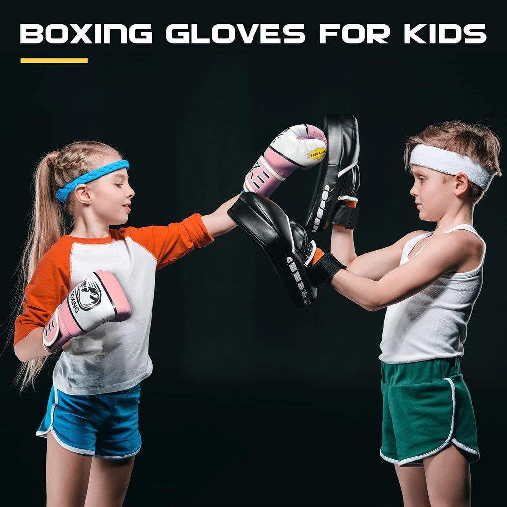 CKE Kids Boxing Gloves for Kids Boys Girls Junior Youth Toddlers Age 5-12 Years Training Boxing Gloves for Punching Bag Kickboxing Muay Thai
