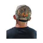 Realtree Edge Blaze Logo Camo Mesh Trucker Cap Hat Snapback svedtransporterende bånd Lav-mellem profil Struktureret forbuet skygge Camouflage kasket