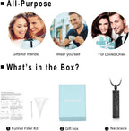 Imrsanl Tree of Life Urn Necklace for Men Women Bar Cremation Jewelry for Ashes Keepsake Ashes Necklace Pendent