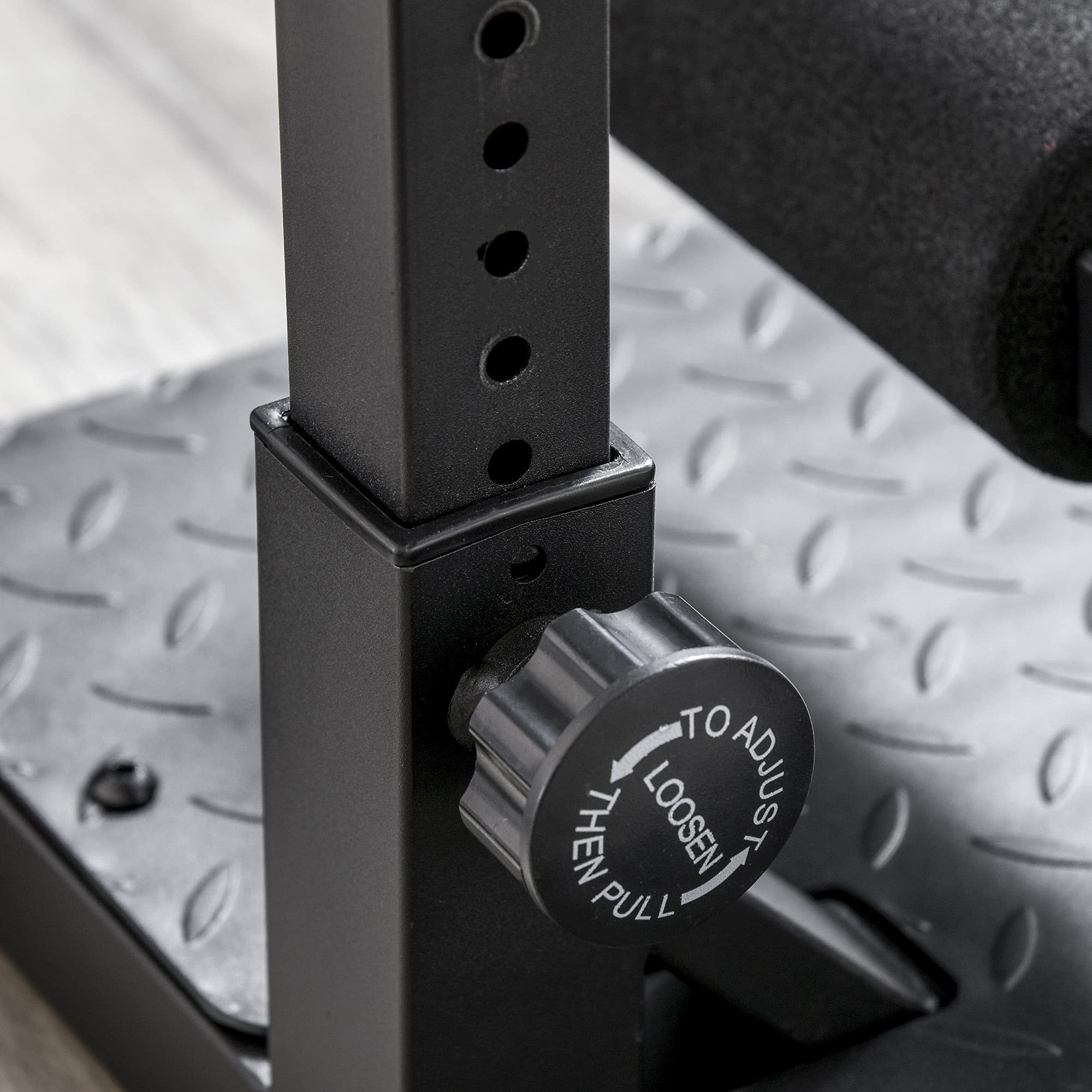 Soozier Machine de Squat Profond Sissy 3-en-1 Rembourrée avec Poussée et Redressement Assis, Équipement de Fitness pour Gym à Domicile, Noir