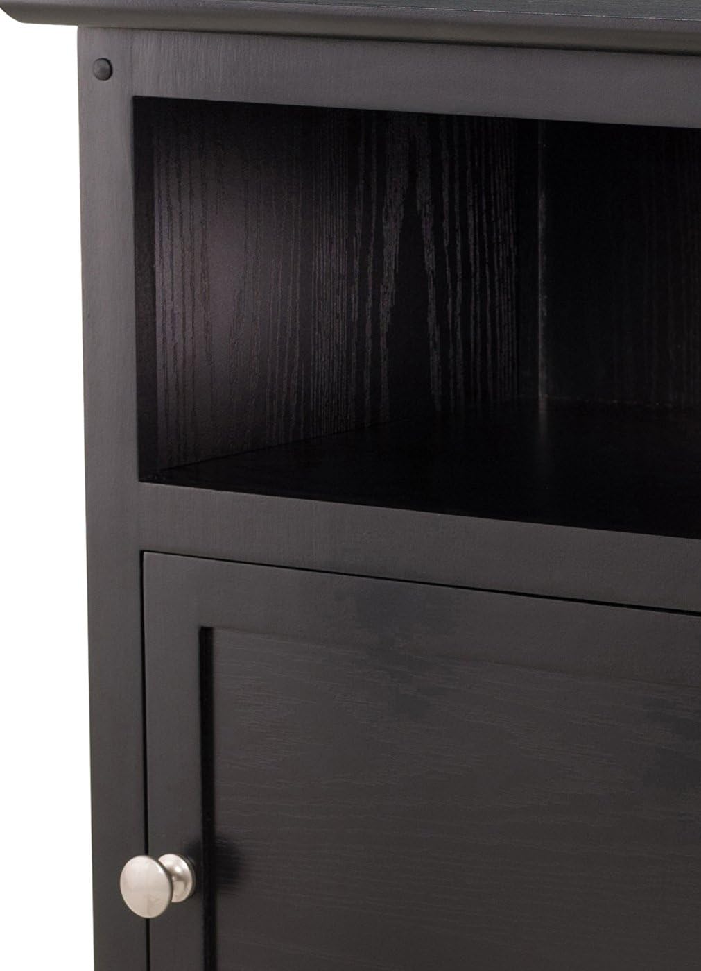 Winsome Henry Accent Table, 19 inches, Black