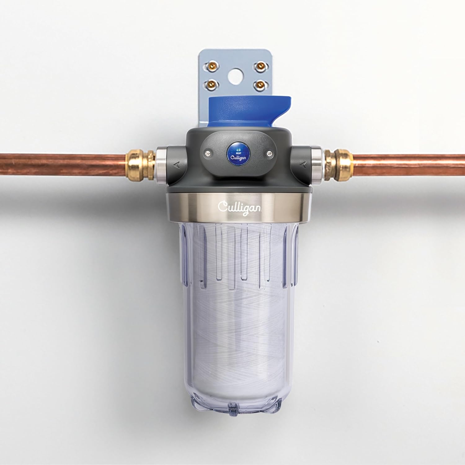 Culligan WH-HD200-C Whole House Water Filter System 1” Inlet/Outlet – Improve Tap Water Taste, Remove Sediment, Protect Appliances